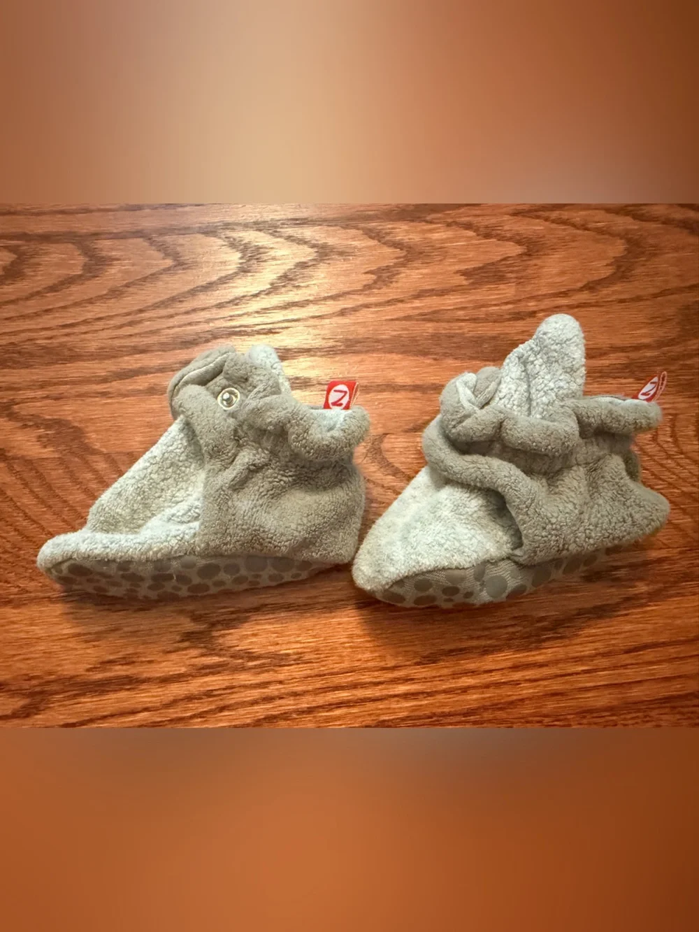 Zutano Fleece Baby Booties - Soft Non-Slip Kids Shoes